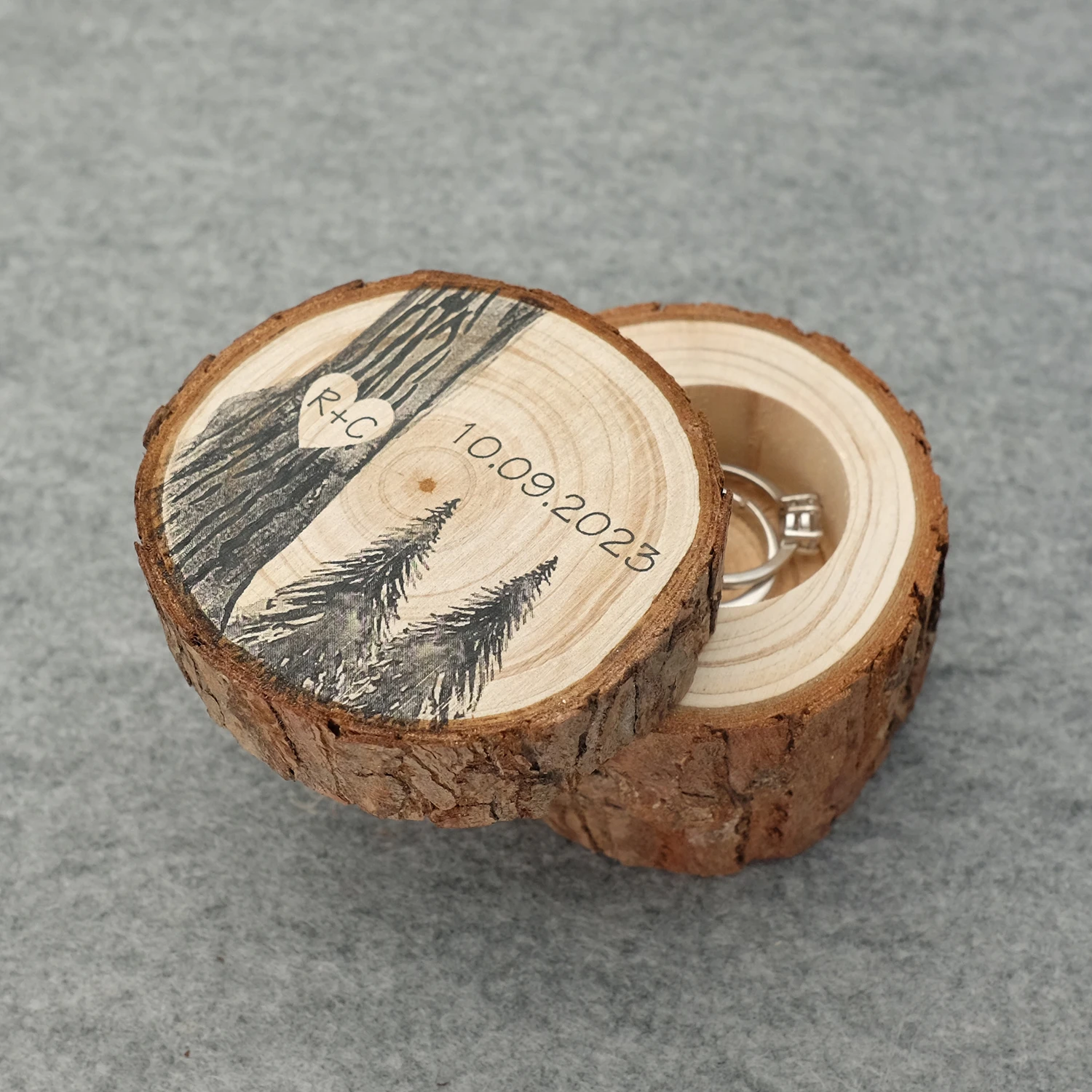 

Personalized Wooden Ring Box,Engagement Ring Box,Rustic Ring Bearer Box,Wedding Ring Box,wedding ring boxes for ceremony
