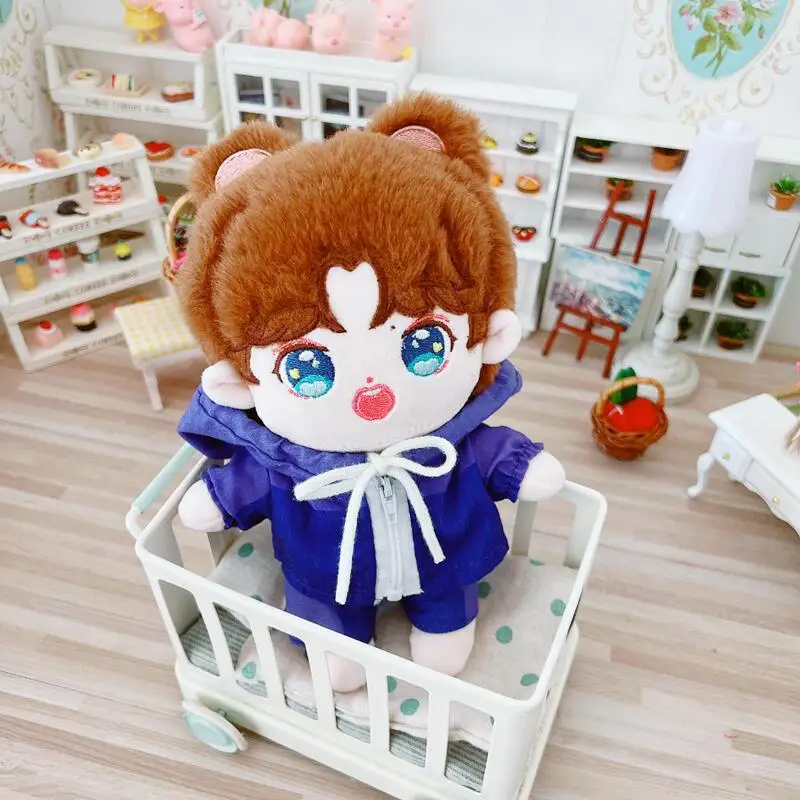 

Cute No Attribute Uniform Dress Shirt 20cm Kpop Doll Clothes Clothing Outfits Cosplay Suit Replaceable Clothes Toys