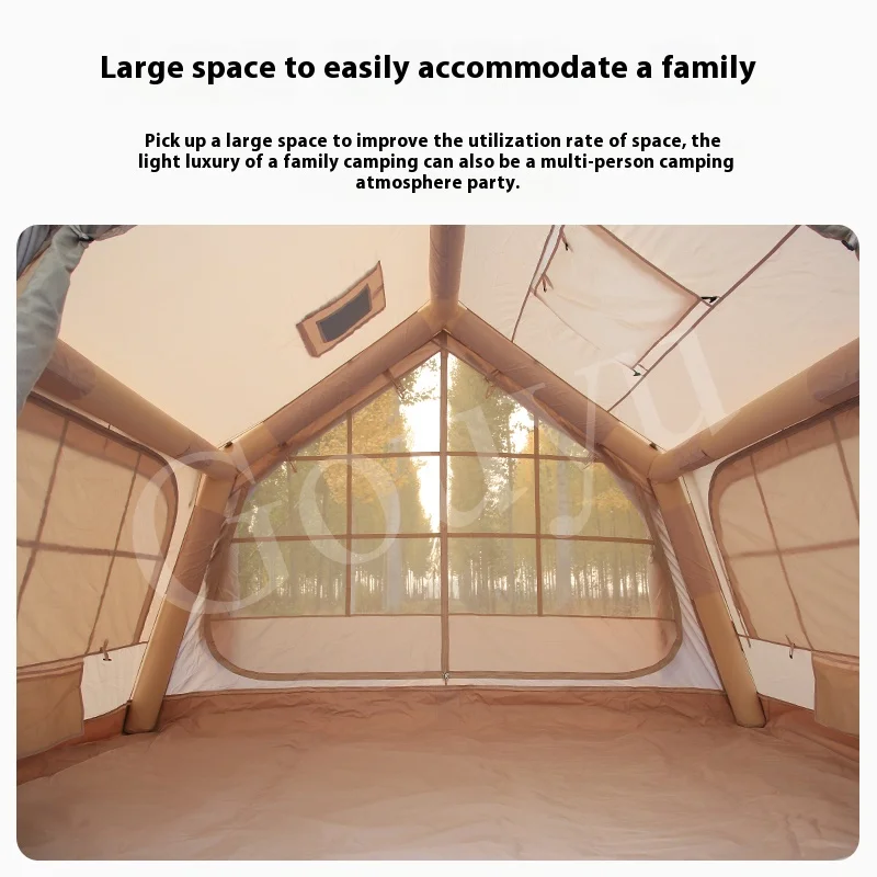 Надувная палатка для кемпинга на открытом воздухе с расширенной тканью Оксфорд
