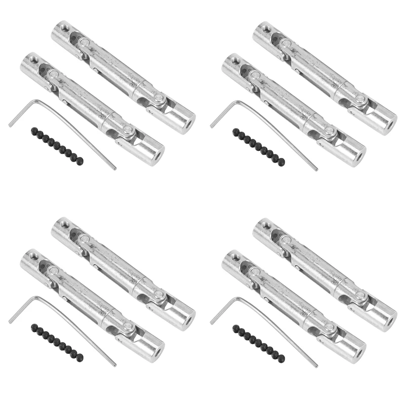 

4X Crawler Car Metal Driving Shaft Upgrade Part Bottom Rc Truck For Wpl 1/16 1/24 Toy Car Accessory