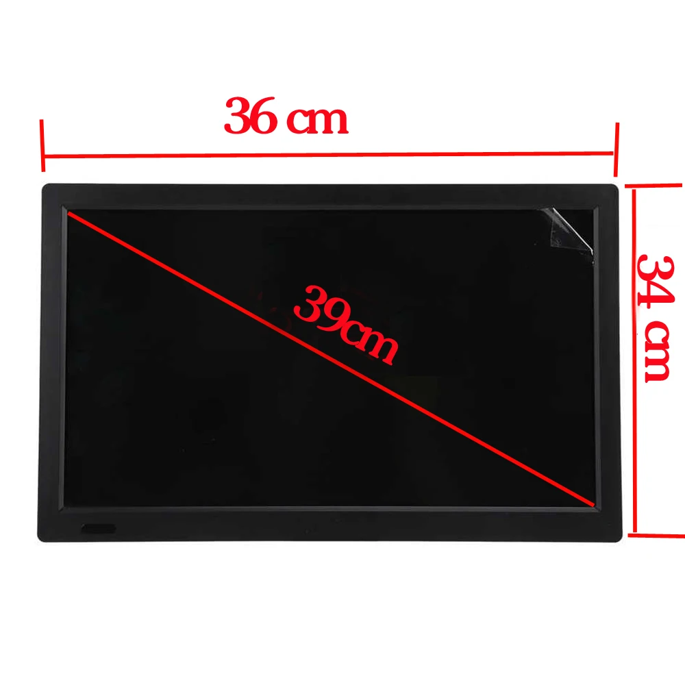 LEADSTAR D16 15 4 дюймовый светодиодный ТВ Портативный дисплей цифровой плеер DVB-T2 ATSC