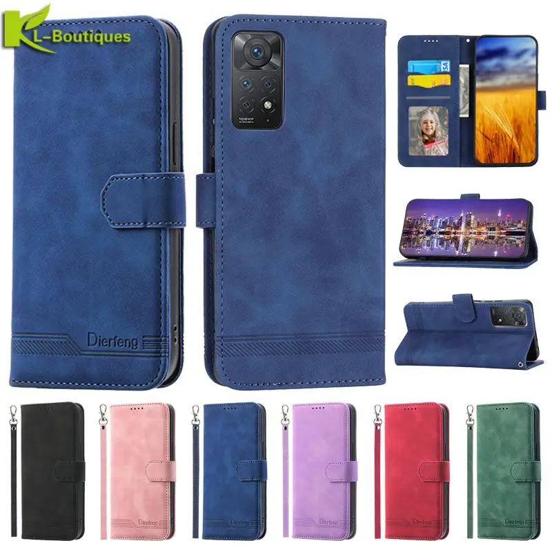 

For Xiaomi Redmi Note 11 Case Wallet Leather Book Funda for Xiaomi Redmi Note 11 Pro 11S 11E 11Pro Plus Phone Cases Flip Cover