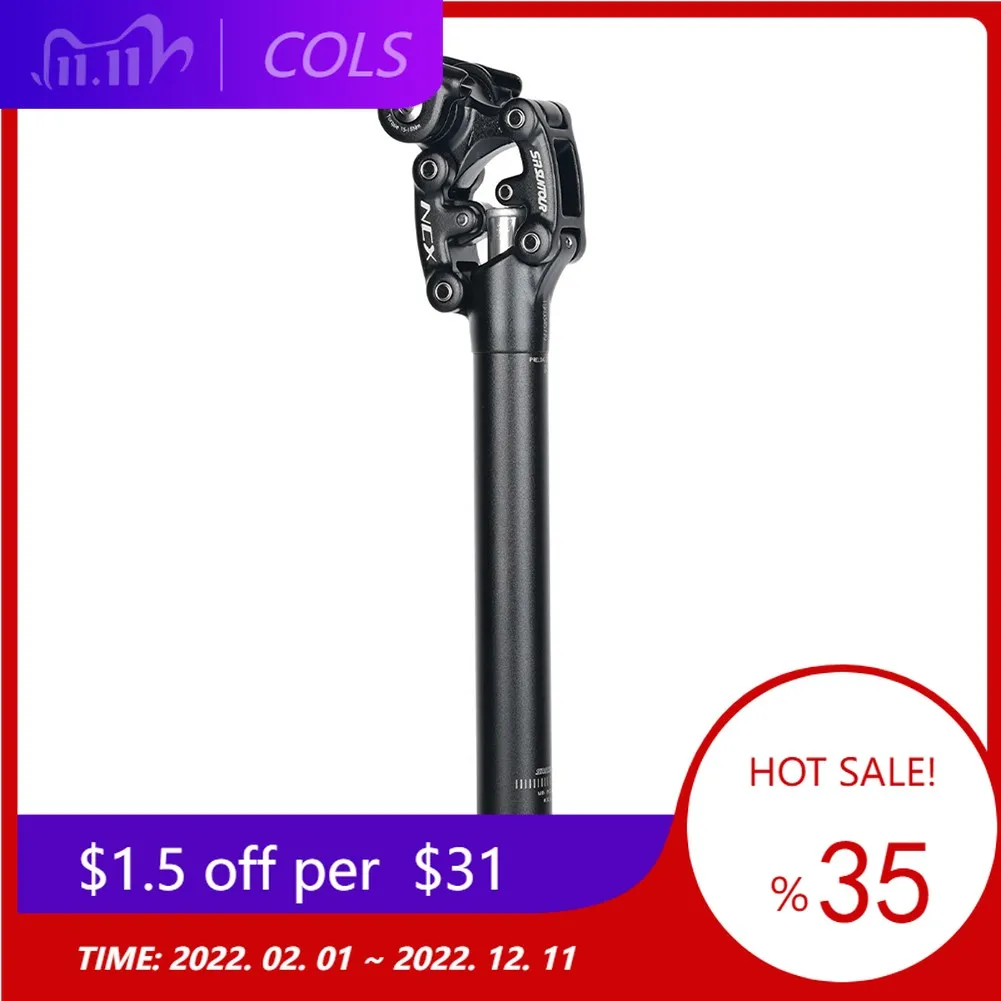 

Suntour NCX Bicycle Seat Tube MTB Road Bike Suspension Travel Seatpost 350mm Bicycle Suspension Cycling Parts 27.2-31.6mm