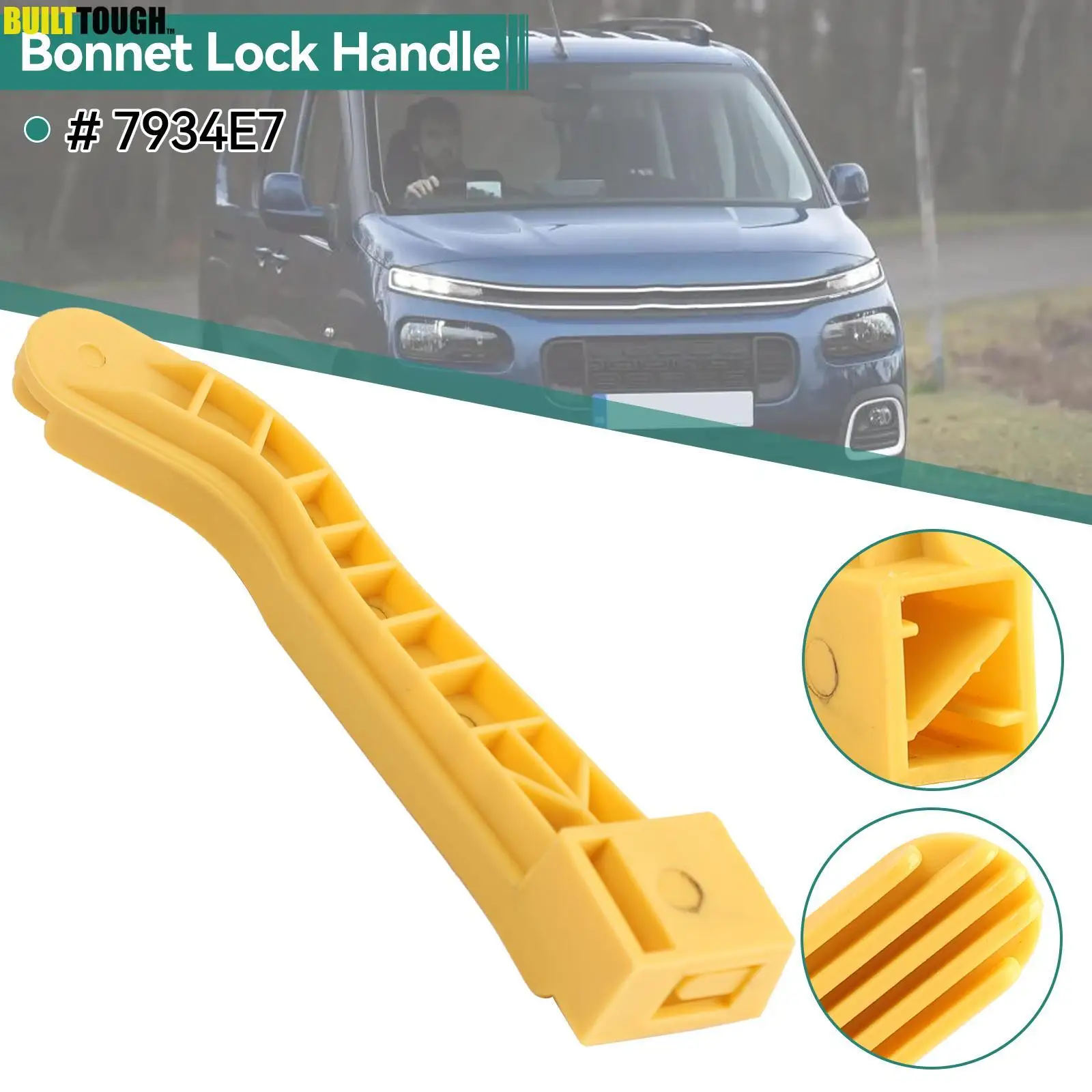 Автомобильный Замок для капота ручка ремонта Citroen Berlingo Peugeot Partner 2008-on 7934E7 7934C5