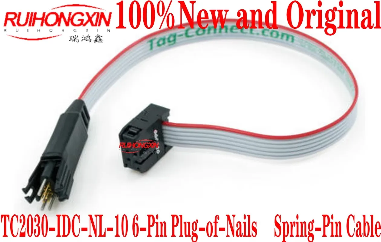 

TC2030-IDC-NL-10 6-контактный разъем для гвоздей ™ Пружинный кабель 100% новый и оригинальный