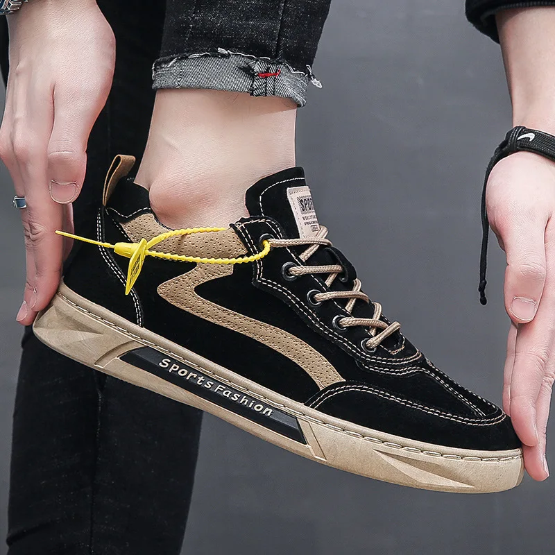 

Туфли мужские из искусственной кожи, на шнуровке, повседневные рабочие кроссовки, плоская подошва, деловой стиль