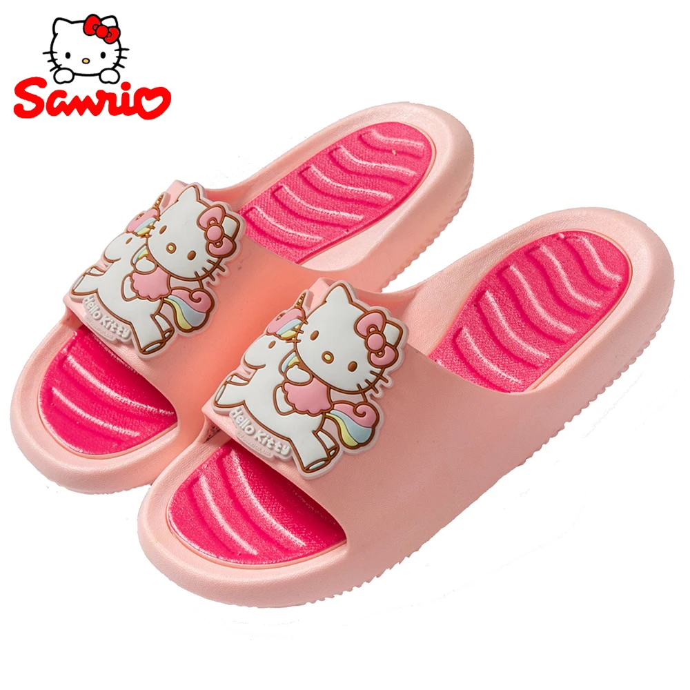 

Hello Kitty Children's Lovely Cartoon Slippers For Summer Girls Casual Indoor Shoes Kids Soft Bottom Non-slip Slipper 2022 New