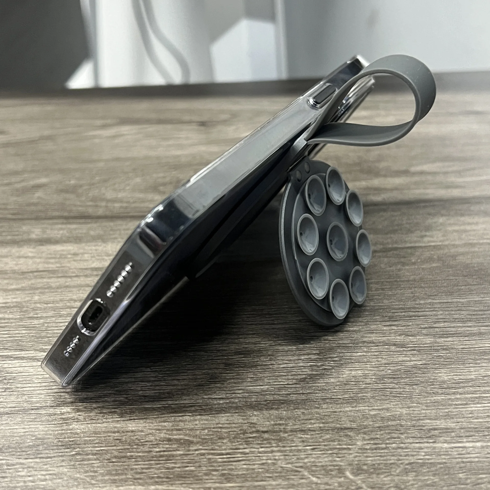 Для MagSafe магнитный складной держатель для телефона на присоске силиконовый