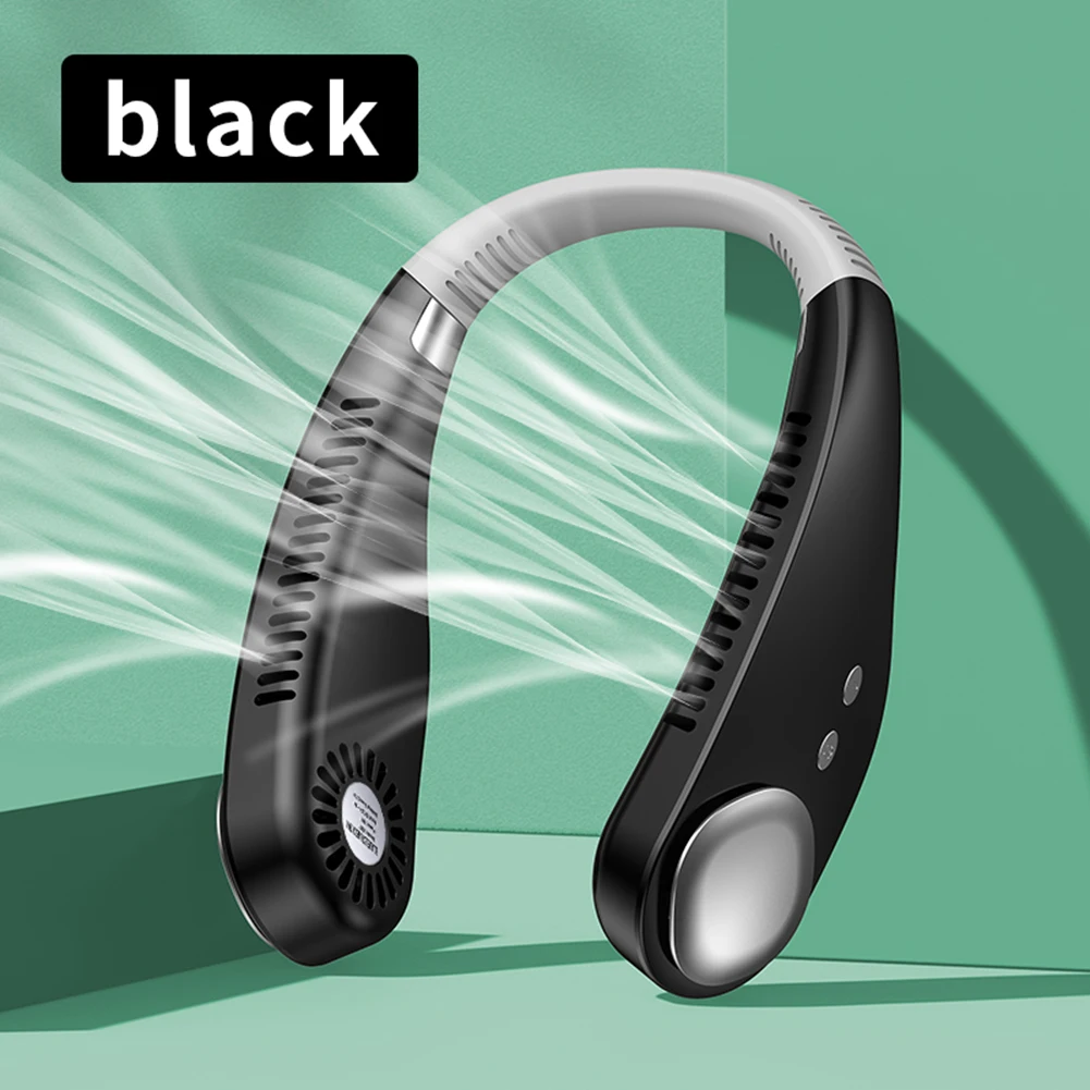 

Mini USB Chargeable Air Cooler Protable Sports Fan Neck Fan Bladeless Sports Neckband Fans for Outdoor