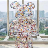 1000 bearbrick 70cm abs figure for childr toy trendy collection violent bear trend living room shop model decoration doll gift