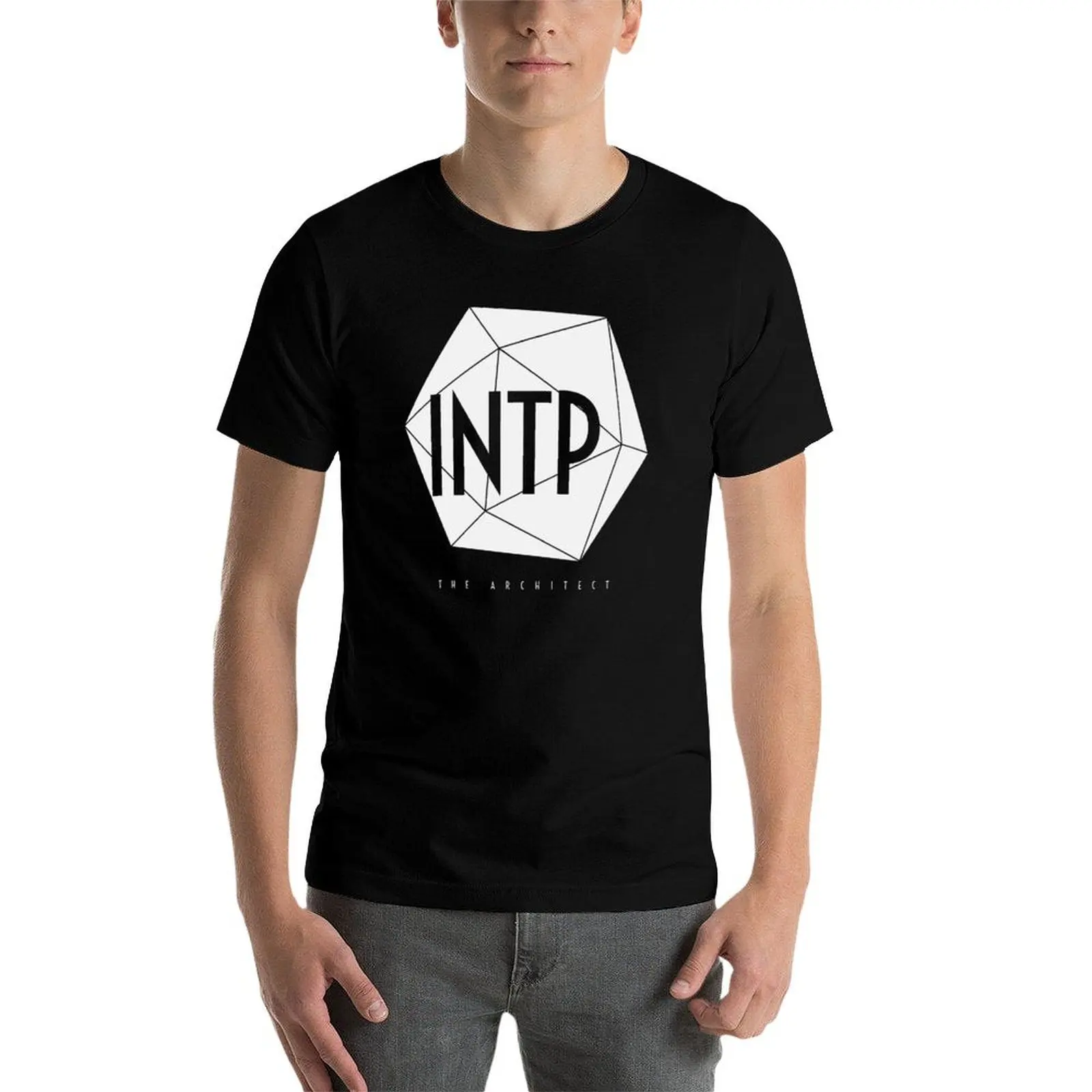 Фото Футболка INTP The Architect - MBTI Type, модная простая повседневная футболка №3