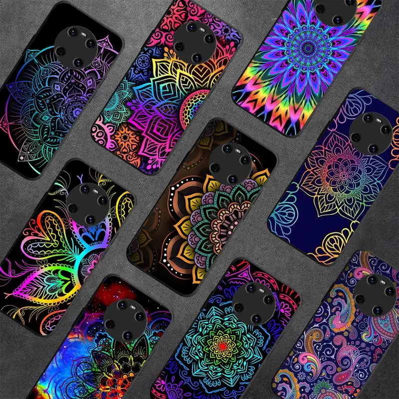 

Pattern Mandala Phone Case For Huawei Y5 Y62019 Y52018 Y92019 funda case for 9prime2019