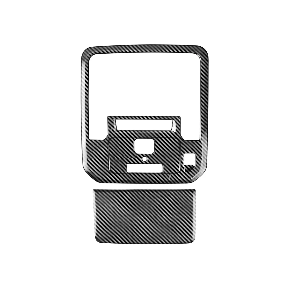 

For Toyota 2022-2023 Car ABS Carbon Fiber Roof Reading Light Lamp Cover Trim Interior Accessories