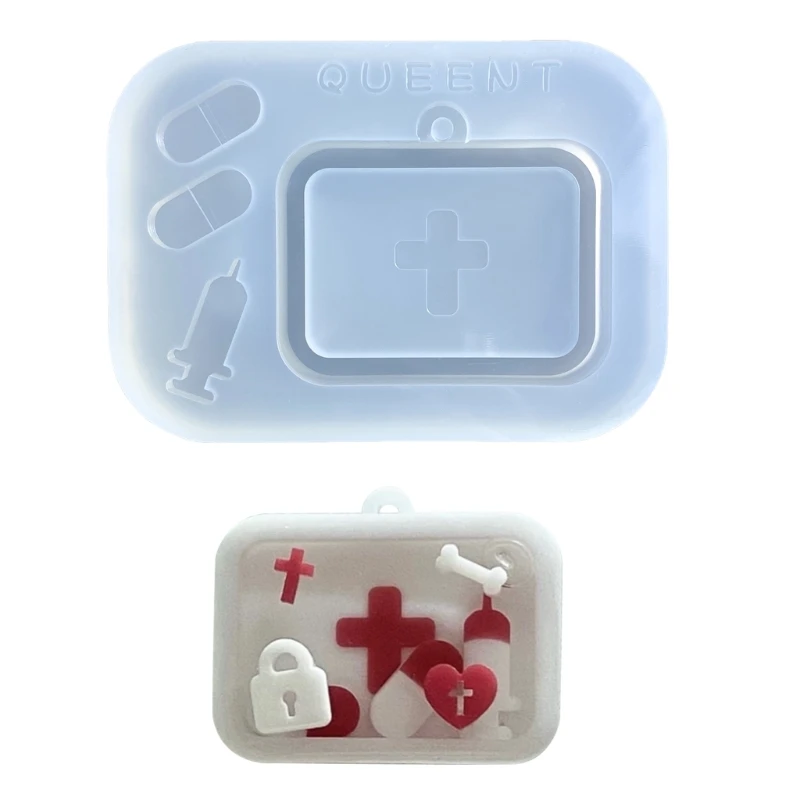 

Resin Shaker Molds Silicone Resin Casting Molds Epoxy Quicksand Molds for DIY Pendant Charms Jewelry Making Accessories