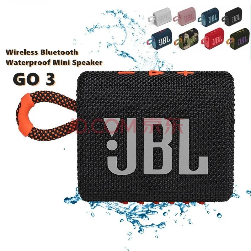 

Original JBL GO 3 GO3 wireless Bluetooth Speaker Subwoofer Outdoor Speaker Waterproof Bass Sound Mini Speaker multiple colour