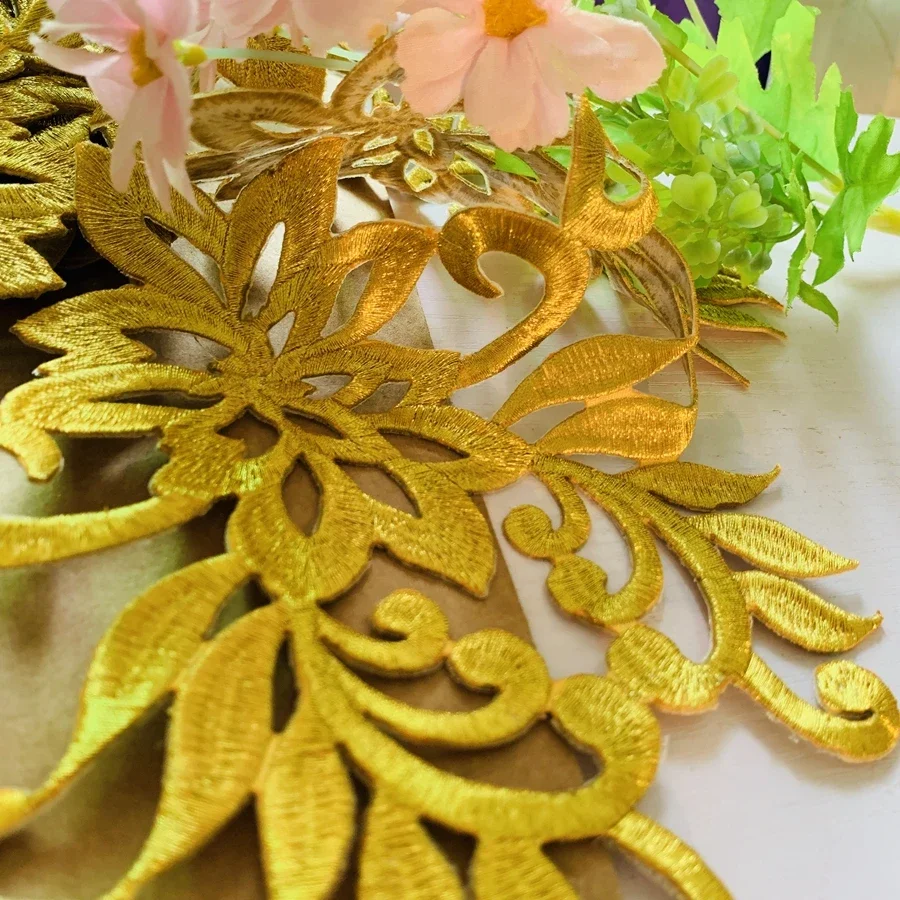 Вышивка утюгом на полых краях обрезка для одежды украшение термоклейкая нашивка