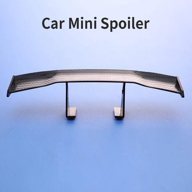 

Carbon Look Car Exterior Modified Rear Wing Car Rear Spoiler Mini Wings Small Model Decoration Auto Accessories 17x2.9x 3.5cm