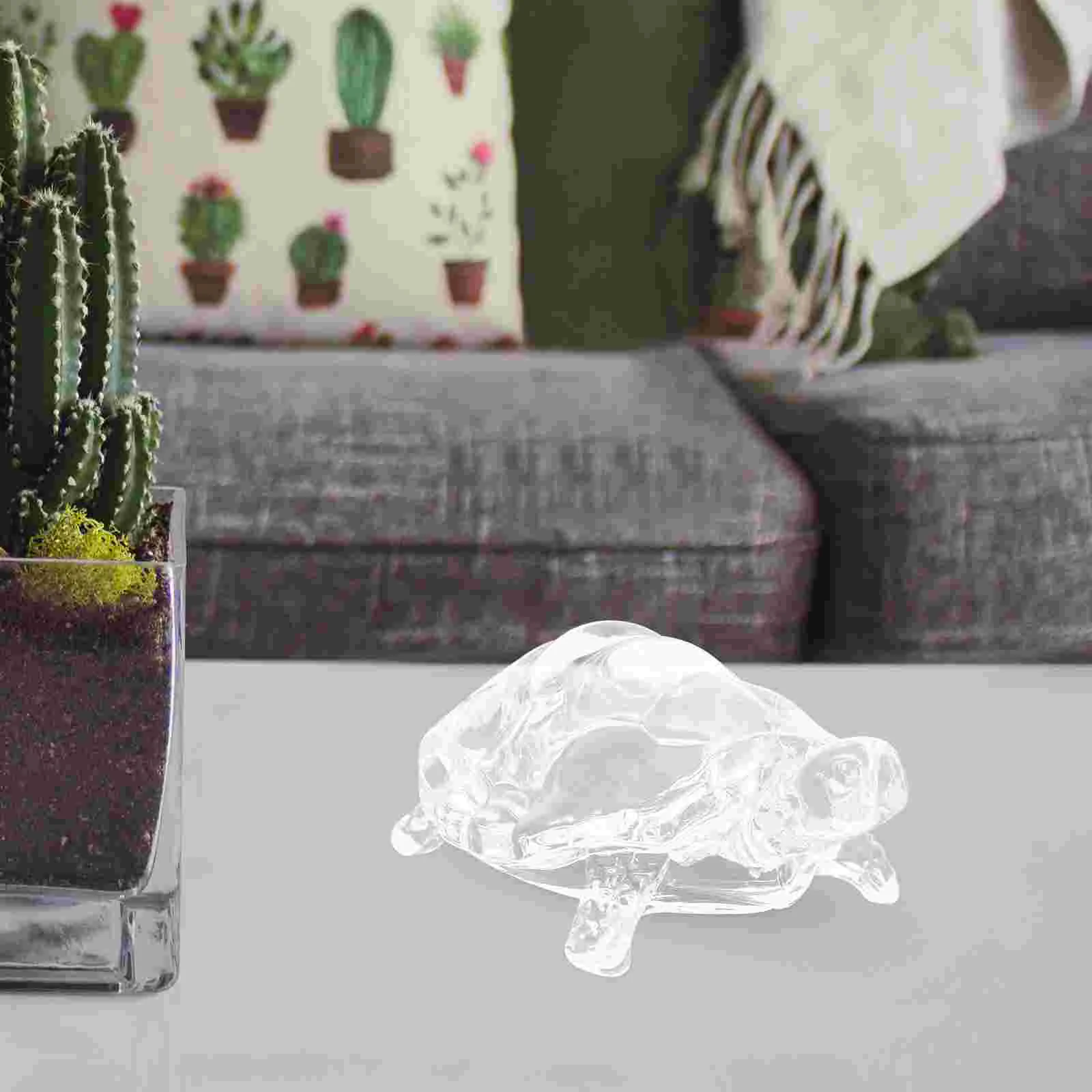 Статуэтки Мини Черепаха Орнамент Украшение Животное Золотой Декор