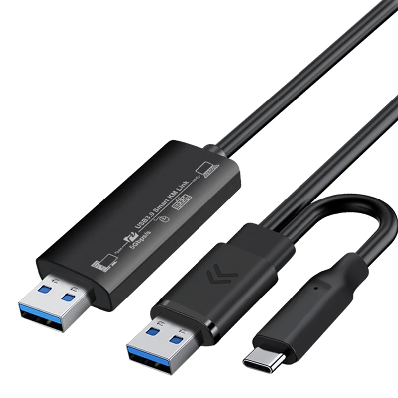 

JABS USB3.0 Computer Data Copying Cable Mutual Transfer Type-C Computer
