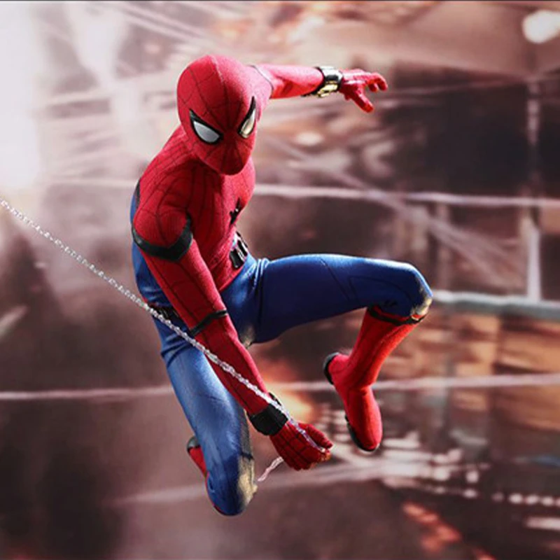 

Avengers 1/6 Spiderman Action Figure Hero Returns Movie The Amazing Spider Man Collectible Model Pvc Collectible Model Toys Gift