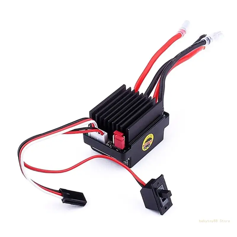 

Y4UD 1.69x1.14x1.06in Remote Control Model Car Brushed for Car Toy Speed Controller Upgrade Accessories Fine Material
