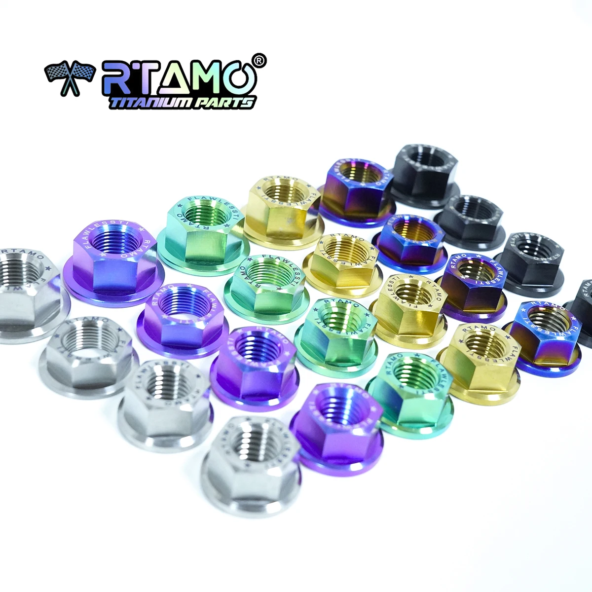 Титановая гайка M5 M6 M8 M10 M12 M14 для мотоцикла велосипеда автомобиля Gr5 (1 шт.)