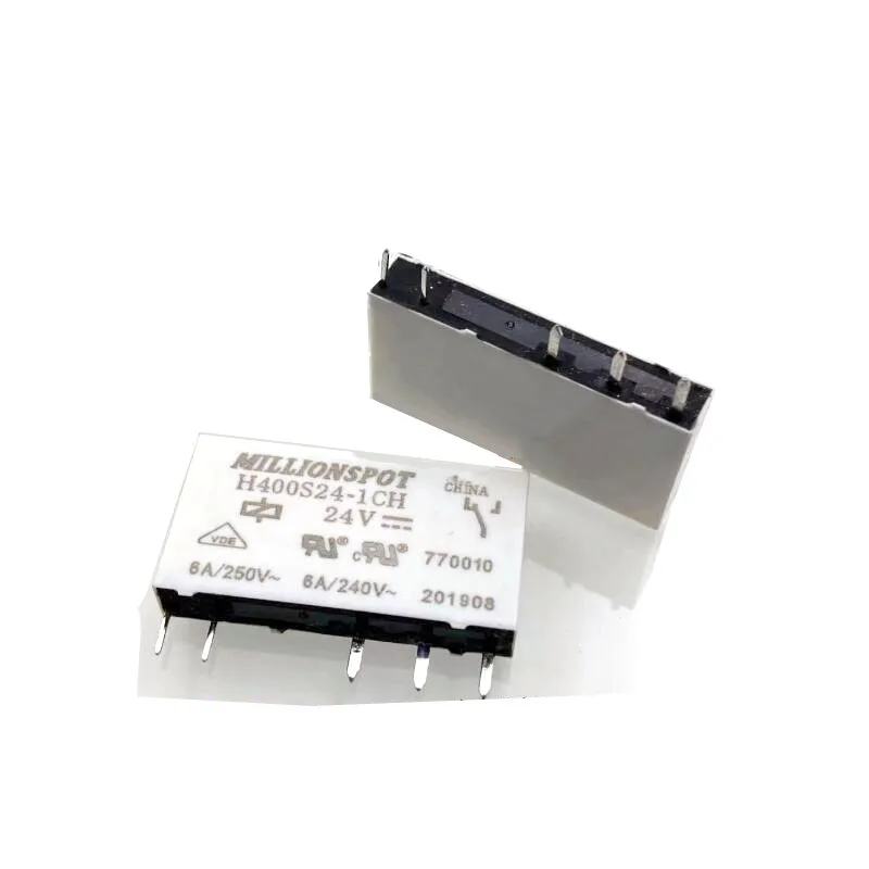 Новое реле H400S24-1CH H400S24 1CH H400S241CH 24VDC DC24V 24V 6A 5PIN