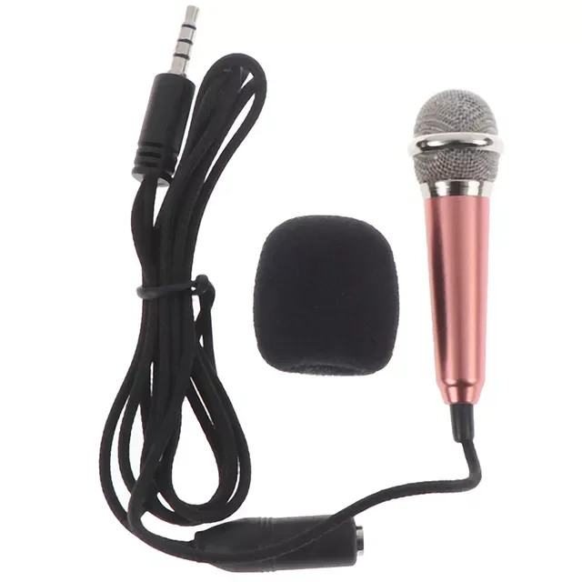 

2022New Stereo Studio Mic KTV Karaoke Mini Microphone For Cell Phone PC