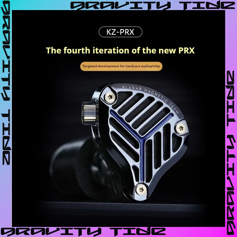 Наушники-вкладыши Kz-Prx с плоской диафрагмой Hi-Fi энтузиасты профессиональный