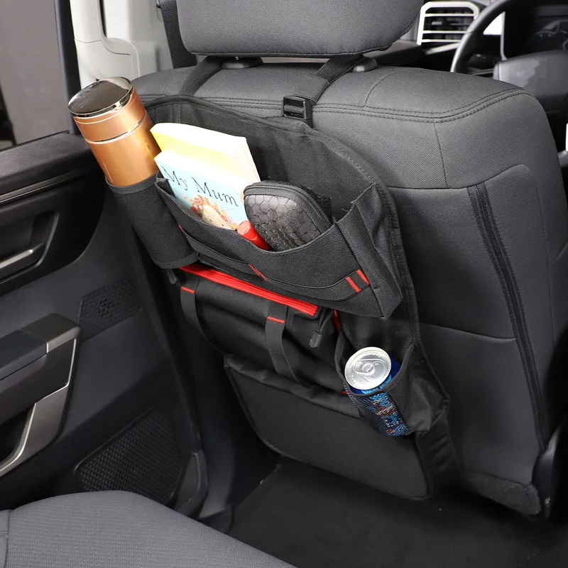 

For Toyota Tundra/Sequoia 2022-2023 Car Seat Back Storage Bag Multifunction Stowing Tidying Pocket Accessories