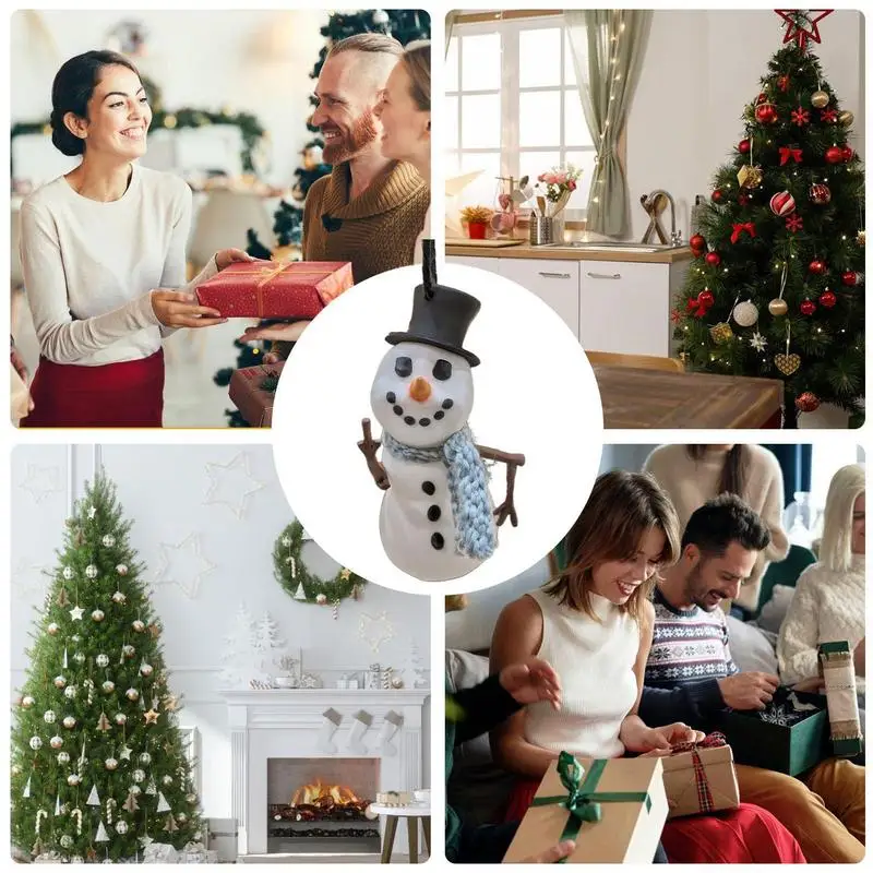 Рождественская елка подвеска в виде снеговика Рождественский снеговик фигурка