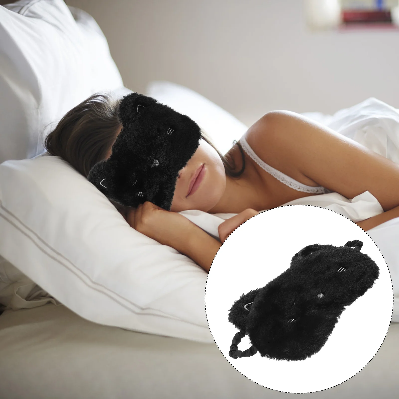 

Повязки на глаза, детская дорожная маска для сна, маска для глаз в виде кролика, повязка на глаза для сна в виде кролика