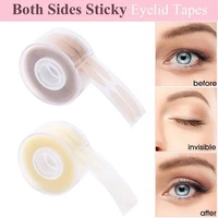 600pcs eye lift strips double eyelid tape clear gray eyelid stripe big eyes invisible double fold eyelid sticker makeup tool