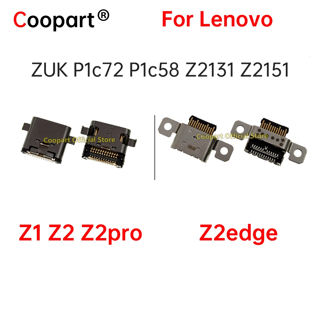 2 шт. Оригинальный Новый USB-разъем для зарядки док-станции, запасные части для Lenovo ZUK Z1, Z2, Z2pro, P1c72, P1c58, Z2edge, Z2131, Z2151