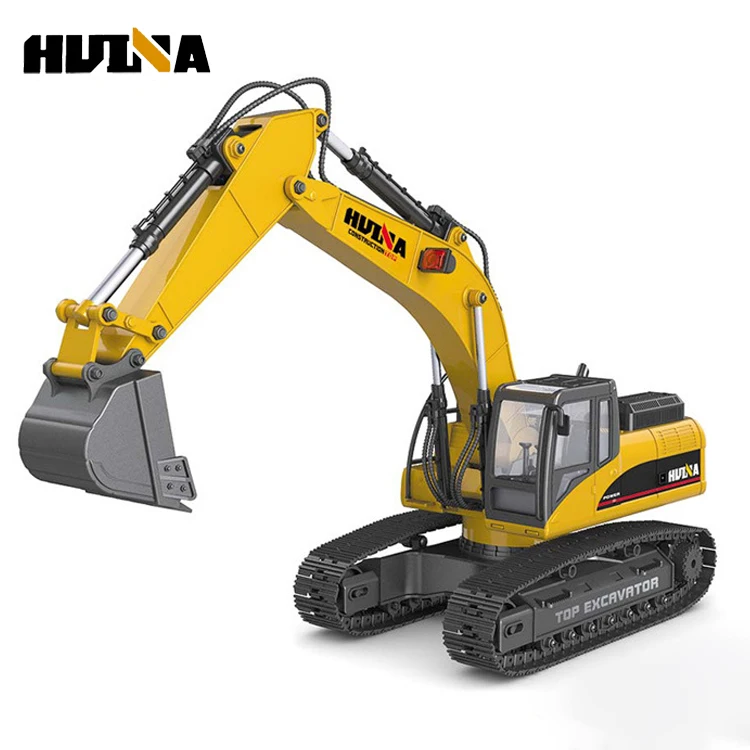 

Huina1580 1:14 Alloy 23 Channel Remote Control Excavator Metal Version 2.4G Wireless Large Construction Vehicle Excavator Toys