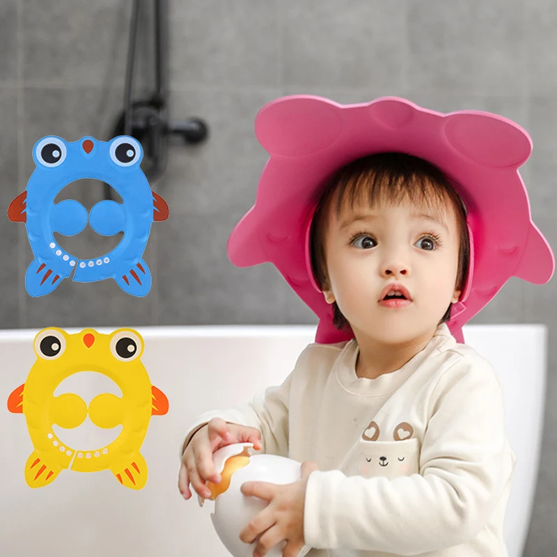 Детские шапки для ванны мягкая регулируемая детская шапка душа купания