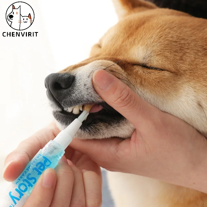 5ml Dog Cat Teeth Cleaning Pen Pet Beauty Toothbrush Clean Kit Tartar Dental Stone Accessories |