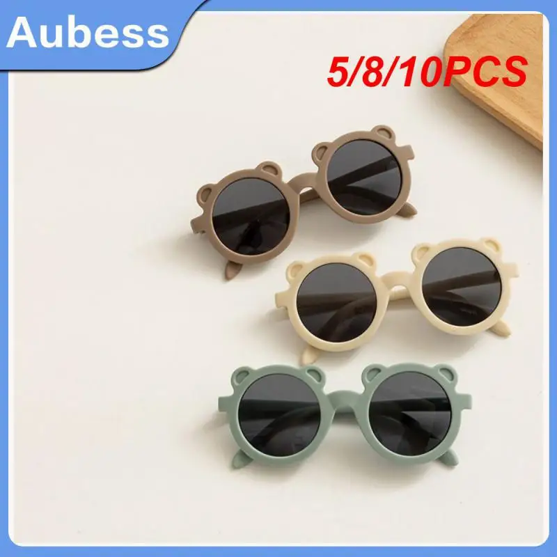 

5/8/10PCS Sun Eyewear Bright Fashion Childrens Sun Glasses Clear Children Glasses Sunglasses Summer Accessories Hiking Eyewear