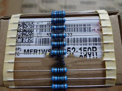 Высокоточный резистор с золотой пленкой 1W150R 1%