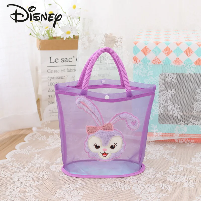 Disney Daffy New Women's Handbag Fashion Hollow Out Women's Wash Bag Cartoon Love Multi Functional Large Capacity Storage Bag