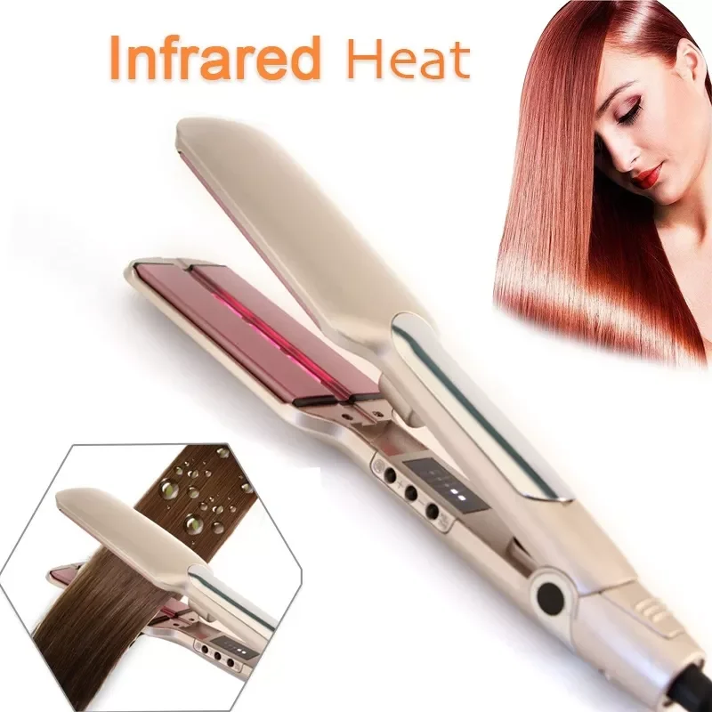 

Professional Infrared Hair Straightener Ceramic Flat Iron Electric Straightening Iron Straight Styler Hair Styling Tools
