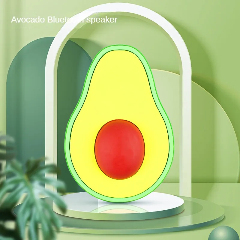 

Cute Avocado Design Bluetooth Speaker Wireless 5.0 Portable for Outdoor Sports