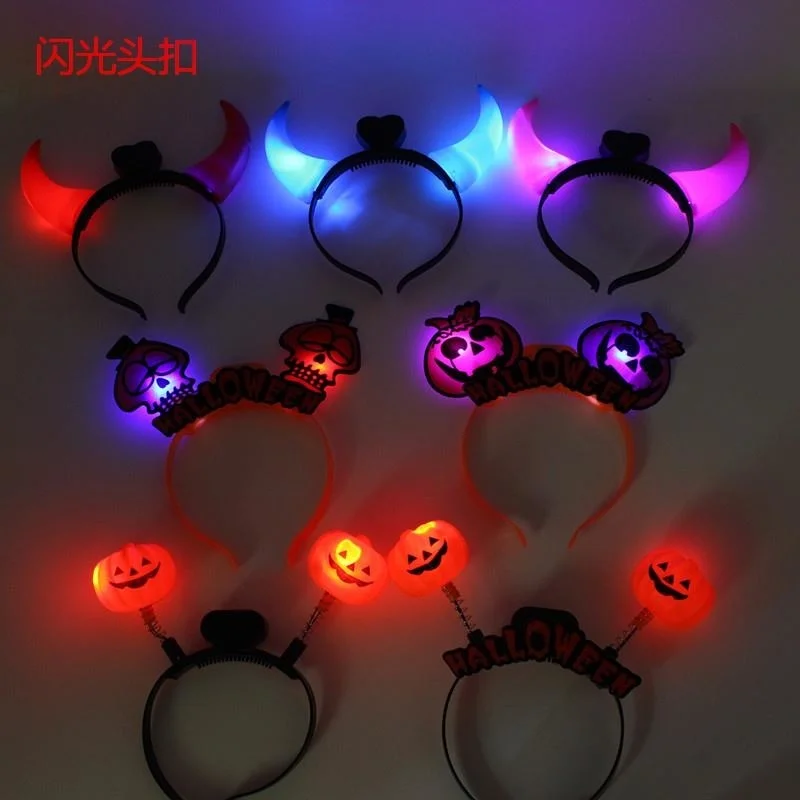 

Disney Halloween hair band children's Witch hair bar party dress up supplies glow