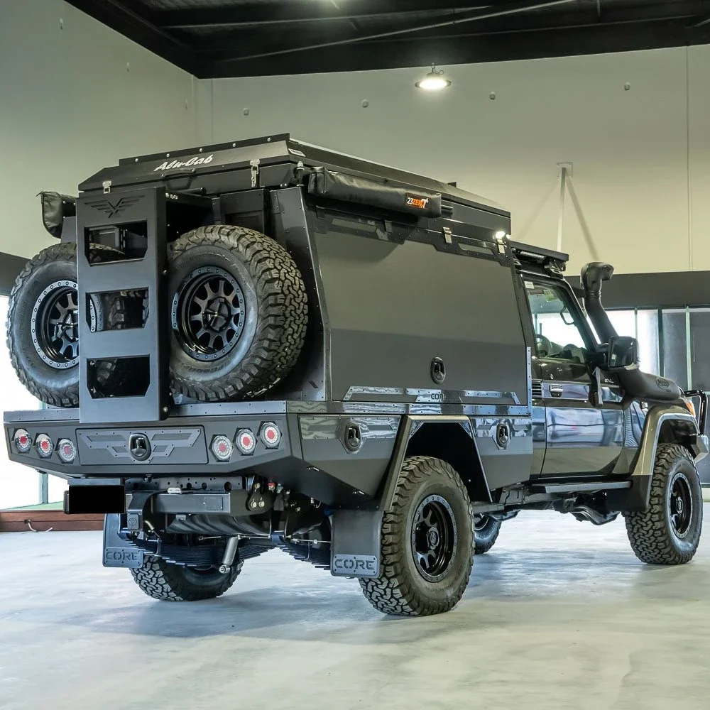 Ecocampor 4x4 Грузовик Bed Ute Canopy Camper Алюминиевый поднос и прицеп с ящиком для
