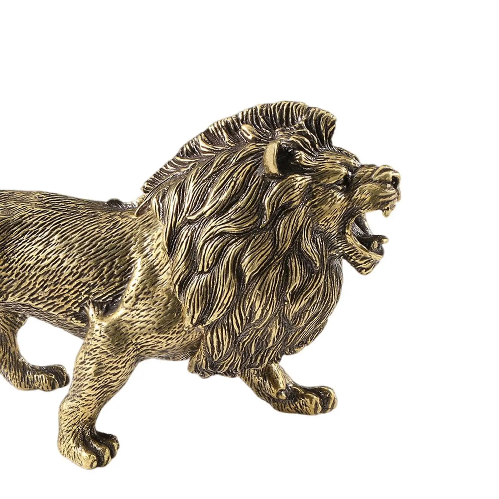 Медная скульптура искусственное украшение для дома ретро-дизайн статуэтка стола