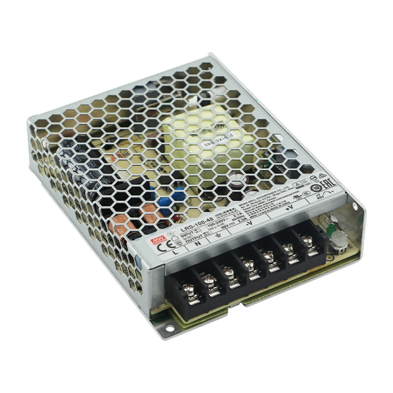 MEAN WELL 100 Вт 5 В 12 15 24 36 48 Импульсный источник питания с одним выходом LRS-100-12 LRS-100-5