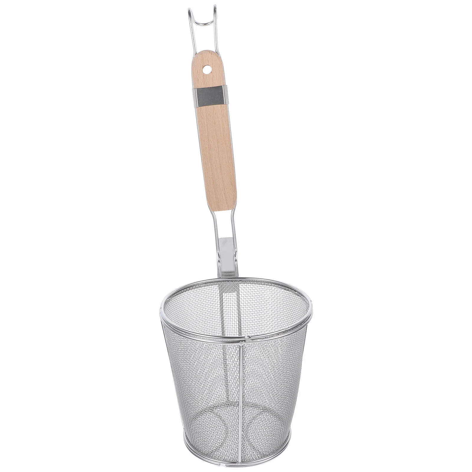 

Stainless Steel Colander Noodle Straining Basket Handheld Sifter Strainer Spoon