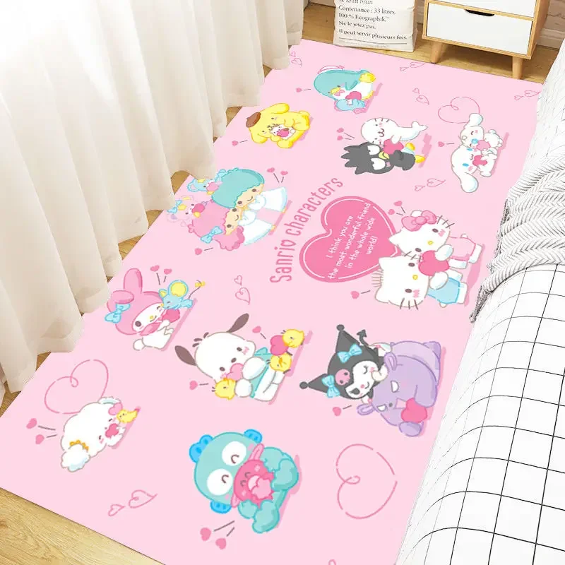 Мультяшный большой ковер Sanrio с рисунком Hello Kitty Melody Cinnamoroll для отдыха маленькая