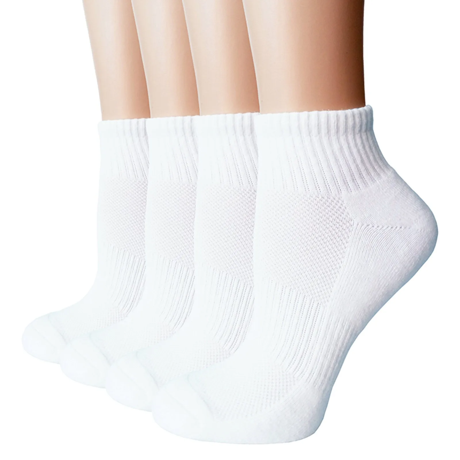 4 Pack For Running Tennis And Standing Wicking Short Sock