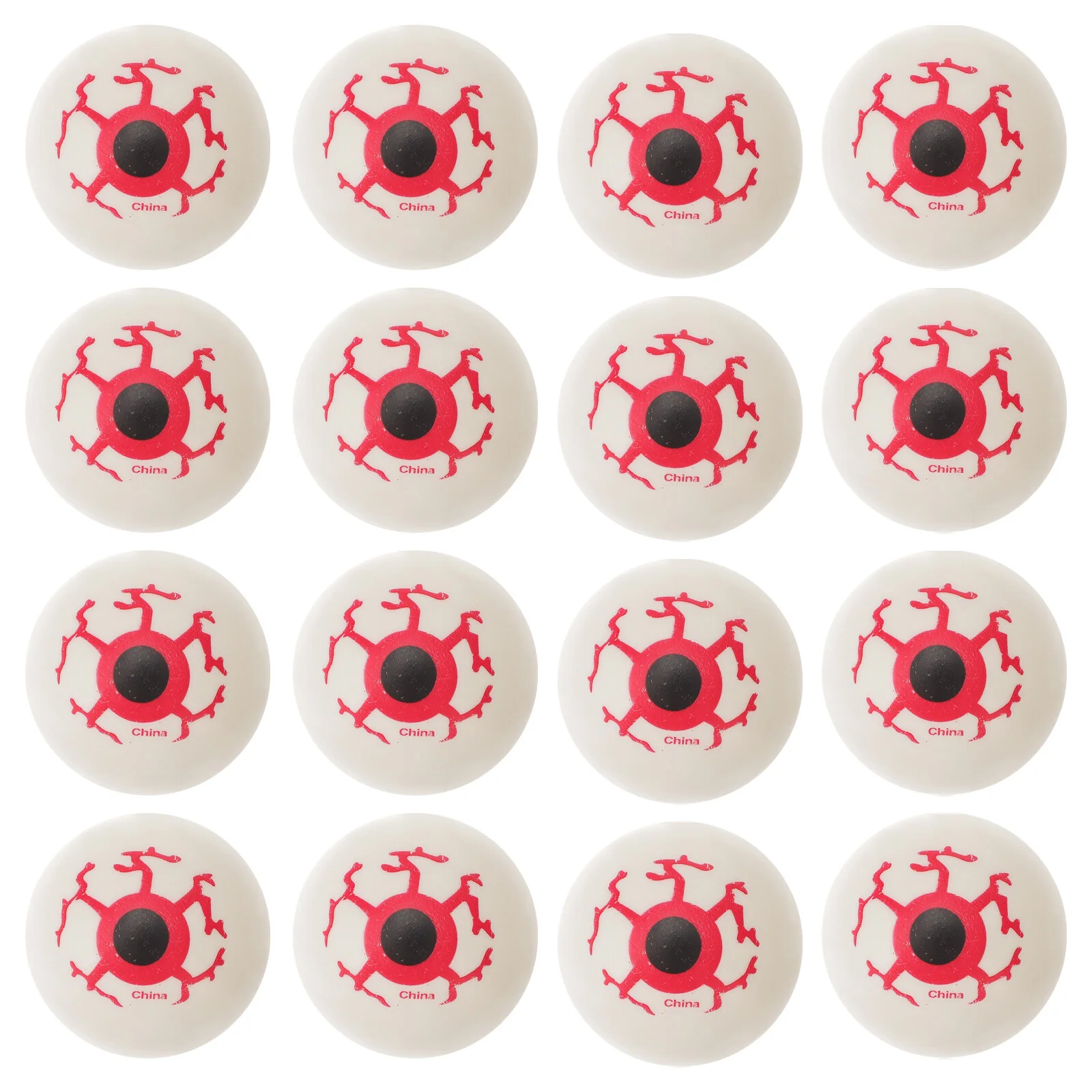 

18 Pcs Accessories Miniture Decoration Scary Toys Halloween Supply Playing Eyeball Plastic Eyes
